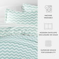 thumbnail image 6 of Duvet Cover Set - Ultra Soft & Breathable - Turquoise Arrow for Twin Size Bedding by Comfort Canopy, 6 of 15