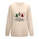thumbnail image 4 of Sudaderas Navideñas Para Mujer Camiseta Suelta Estampada Blusa de Manga Larga Cuello Redondo Tops Casuales Odeerbi ODB191916, 4 of 5