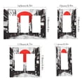 thumbnail image 2 of Yayeee Rocker Switch Wall Plate 2-Gang 4.7"x4.6" Home Decorative Outlet Cover, Black Streets, 2 of 6