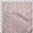 thumbnail image 4 of oneOone Cotton Poplin Twill Light Pink Fabric Tropical Leaf With Dot Dress Material Fabric Print Fabric By The Yard 56 Inch Wide, 4 of 4