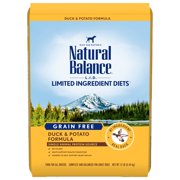Natural Balance L.I.D. Limited Ingredient Diets Duck & Potato Formula Dry Dog Food, 12 Pounds