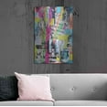 thumbnail image 6 of Luxe Metal Art 'Colorful Denial' by David Drioton, Metal Wall Art, 24"x36", 6 of 7