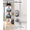 TE001 Keyless Entry Door Lock with Keypad - Smart Deadbolt for Front 2 ...