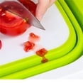 thumbnail image 2 of EGNMCR Cutting Boards for Kitchen 4 In 1 Folding Chopping Cutting Board Multifunctional Tool Sink Basket chopping board, 2 of 8