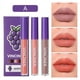 thumbnail image 1 of Ganfancp 3Pcs Lipstick Set，3 Fruit Lip Glaze Set Mist Face Matte Non-Stick Cup Liquid Lipstick Lasting Moist Lip Gloss15Ml Ofertas Del Día 1 Caja de Pintalabios (4 Barras), 1 of 1