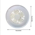 thumbnail image 3 of SHENGXINY Ceiling Fans With Lights Clearance Ceiling Fan With Led Light E27 Screw Fan Lamp Quiet Fan Dimmable 3 Speed Fan Suitable For Bedroom Living Room Office E, 3 of 8