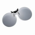 thumbnail image 3 of Round Rimless Clip on Sunglasse Photochromic Polarized Clip-on Lenses Anti-glare Sunglasses Anti UV400 Driving Night Vision Goggles, 3 of 9
