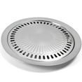thumbnail image 4 of Plaque de Barbecue Antiadhésive Poêle-Gril Ronde Outils de BBQ Poêle-Gril Ronde pour Camping Extérieur Pique-Nique Intérieur, 4 of 8