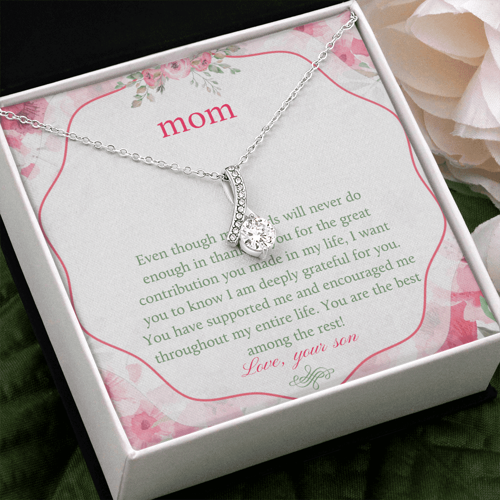 Express Your Love Gifts Grandmother Gift Sweetest Grandma Grandma Mothers Day Keepsake Card Stainless Steel Necklace Birthday Gift 