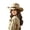 Gold, variant on Classic Western Cowboy Hat for Outdoor Fashion and Seasonal Headwear for Parties Riding and Western Themed Events, Beige