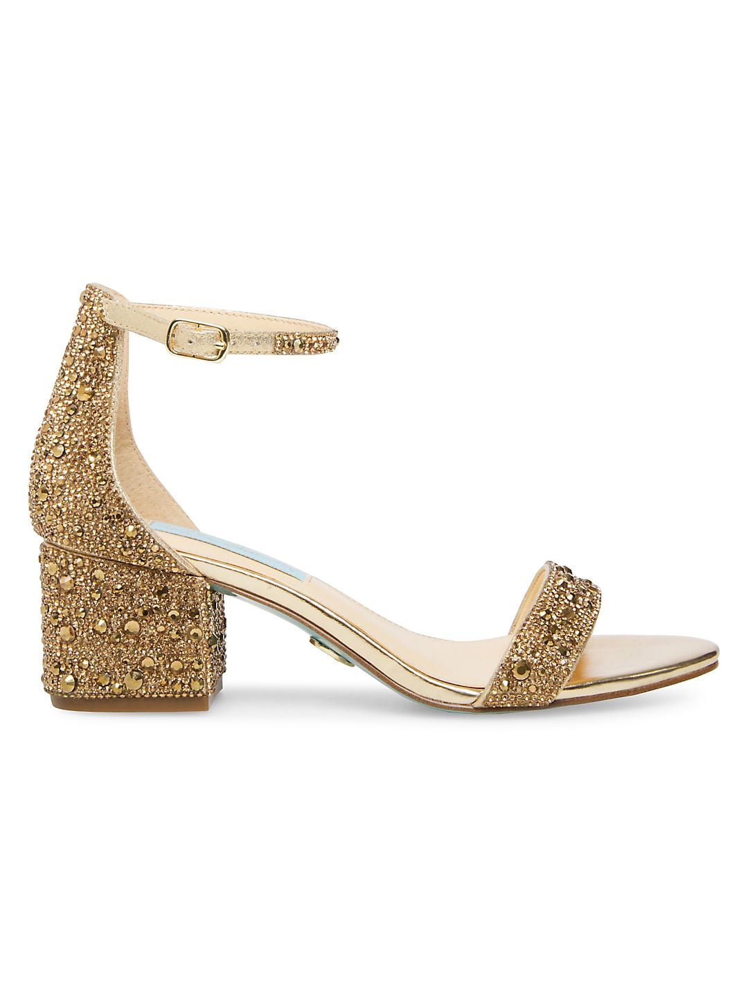 betsey johnson blue mari embellished sandals