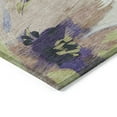 thumbnail image 4 of Addison Rugs Chantille Indoor/Outdoor Transitional Floral Purple Washable Rectangle Rug, 5' x 7'6", 4 of 6