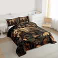thumbnail image 3 of Feelyou Woodland Bear Full Size Comforter Sets, Rustic Branches Leaves Bedding Sets, 3pcs, 3 of 8