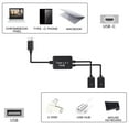 thumbnail image 5 of 1 Pcs Type C OTG USB 3.1 Male to Dual 2.0 Female OTG Charge 2 Port HUB Cable Y Splitter & 1 Pcs -USB Host Cable,-USB Male to 2X Type a Dual OTG Adapter Converter Hub, 5 of 10