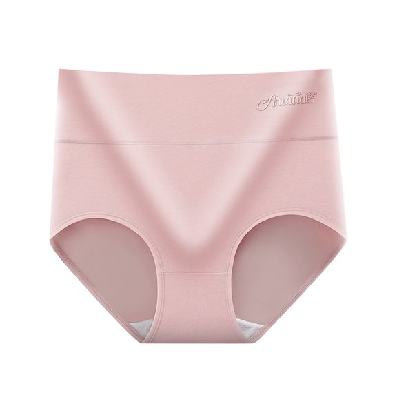 Womens Underwear Breathable Full Coverage Comfortable High Waisted Cotton Soft Briefs Panties