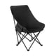 thumbnail image 3 of Silla de pesca de campamento plegable sin deslizamiento con silla de de almacenamiento Negro, 3 of 8