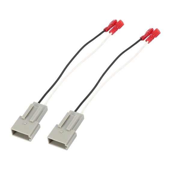 2pcs Car Speaker Connector Harness Adapter 72-5512 Gray for Ford F-250 1987-1998