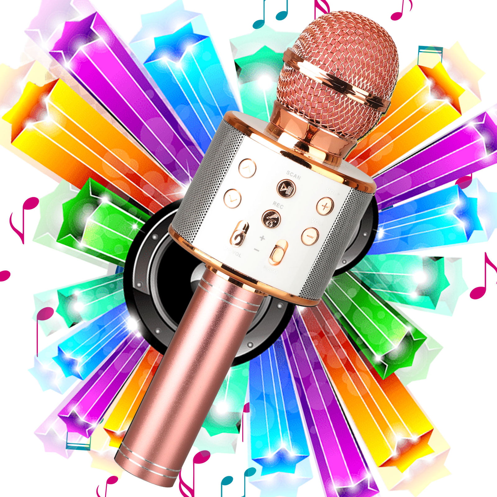 Wireless Microphone, EEEkit Karaoke Bluetooth Microphone ...