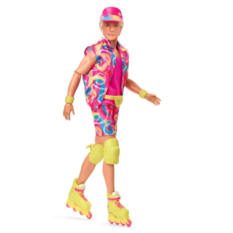 Barbie The Movie Collectible Ken Doll in Retro Neon Skating