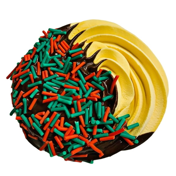 DEZICAKES Fake Cookie Christmas Red & Green Butter Cookie Prop Decoration Dezicakes