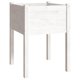 thumbnail image 4 of Jardineras VidaXL, madera de pino maciza blanca, 50 x 50 x 70 cm, 2 unidades, 4 of 8