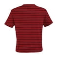 thumbnail image 2 of Playera Simply Basic para Mujer, Cuello Redondo, Manga Corta, Print Vino, Talla M, 2 of 4