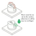 thumbnail image 4 of Sharpening Stone Stainless Suction Pad Scissors secure suction stone Grinder Secure Suction Safety Kitchen Sharpening Tool, Red, 4 of 9