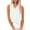 White, variant on AherBiu Cotton Linen Shirts for Women Sleeveless Button down Lapel V Neck Summer Tank Tops with Pocket