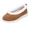 thumbnail image 3 of YOUYEDIAN Loafers for Women Fall Winte Fleece Lined Comfortable Warm Slip On Flats Casual Fuzzy Soft Shoes, 3 of 5