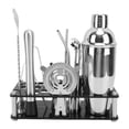 thumbnail image 1 of 23 Piece Stainless Steel Cocktail Shaker Set Bartender Kit Professional Tools for Drink Mixing Home Bar Party, 1 of 15