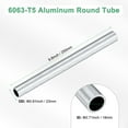 thumbnail image 3 of Tubo redondo de aluminio 6063 de 250 mm, 18 mm ID 23 mm OD, 1 paquete, tubería de aluminio sin costura para manualidades DIY [0.71x0.91x9.8IN], 3 of 7