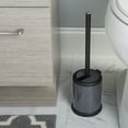 thumbnail image 4 of Bath Bliss Self Closing Lid Toilet Brush and Holder 2 Pack Replacement Brushes in Carbon, 4 of 4