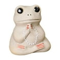 thumbnail image 1 of GROWTH TANK Frog Statue Collectable Decorative Handmade Artwork Tea Pet Ornament for Chinese Sitting, 1 of 9