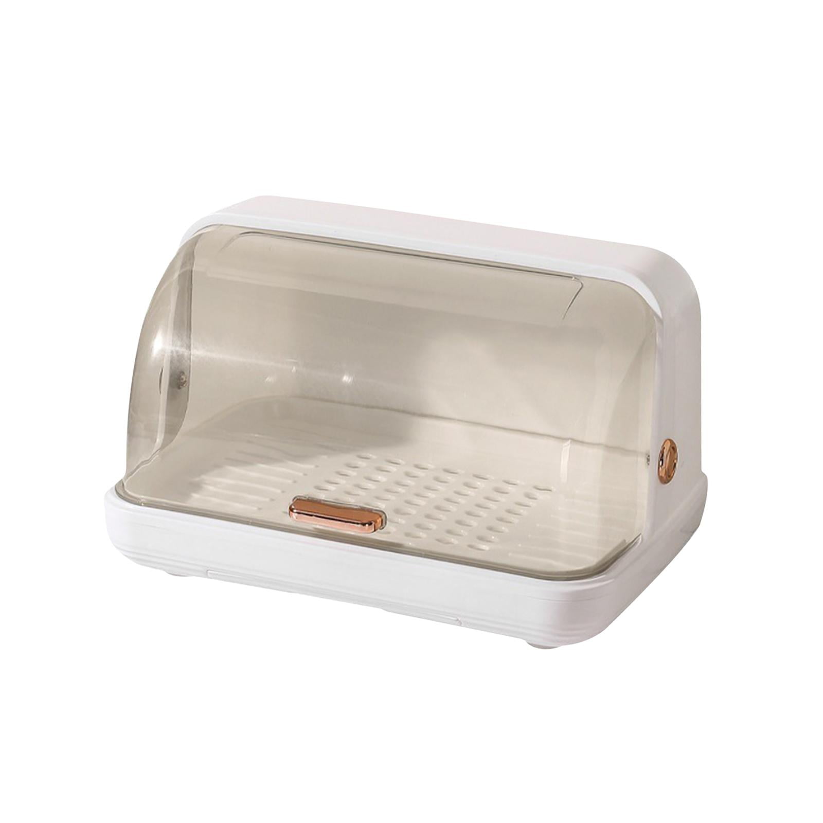 Nishiyuenyi Baby Bottle Drying Rack Bowl Drying Rack Dustproof with Draining Board Dustproof white