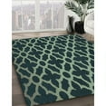 thumbnail image 2 of Ahgly Company Indoor Rectangle Patterned Deep Teal Green Area Rugs, 5' x 8', 2 of 6