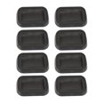 thumbnail image 1 of 8 Pcs Coupelles de Roulettes Professionnelles Anti-Rayures pour Meubles (Noir), 1 of 8