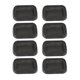 thumbnail image 1 of GOOHOCHY 8pcs Muebles profesionales Caster Caster Topes Anti-Scratch Muebles Wheel Stoppers (negro), 1 of 7