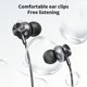 thumbnail image 4 of Auriculares Bluetooth Inalámbricos Multifuncionales Bluetooth 5.4 Auriculares Inalámbricos con Pantalla Led de Cancelación de Ruido de Juegos Deportivos Usados en el Cuello, Larga Vida Útil de la Bate, 4 of 6