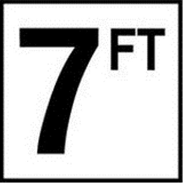 6 in. No Skid Ceramic Tile - 7 FT