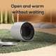 thumbnail image 3 of Portable Electric Heater Mini Home Office Desktop Air Heater Quiet Heater Fan Fast Heat Thermostat Hot Air Heater Fan, 3 of 5