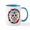 White/Blue Inside, variant on CafePress - Floral Sugar Skull - 11 oz Ceramic Mug - Novelty Coffee Tea Cup