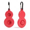 thumbnail image 1 of Estuche De Juguete Push Bubble Fidget Compatible Con Airtags Funda Protectora Lavable Impermeable De Silicona Con Llavero Monstrate EL017046-11, 1 of 5