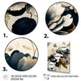 thumbnail image 3 of Designart Blue And Gold Zinnia Flowers III Canvas Wall Art, 3 of 5