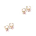 thumbnail image 1 of Minnieouse 2 pendientes de aro pequeños para mujer, pendientes de tuerca de circonita, elegante, joyería de moda para niñas, accesorios de Type1 NO1, 1 of 1