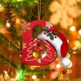 thumbnail image 4 of Mbvtdt 26 Initial Letters Christmas Tree Pendant,2025 Christmas Letters Ornaments A to Z Ornament Letters Decorative,Hanging Xmas Alphabet Letters,for Christmas Tree DIY Craft Xmas Ornaments,B, 4 of 6
