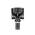 thumbnail image 2 of Metal Gear Solid,Stainless Steel Rods,Automatic Manual Transmission Knob Selector Fits Most Automatic Vehicles Metal Skull Shape Stainless Steel Molding Car Gear Knob Cover,Gears Gears Gears, 2 of 8