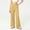 Yellow, variant on DJDLJWCJ Girls Pull On Wide Leg Pants Elastic Waist Straight Loose Pants with Pockets Comfy Solid Color Casual Pants for School Beige Size 7