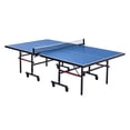 thumbnail image 5 of KFFKFF Table Tennis Set, Pro Indoor Ping Pong Experience, MDF Mobile Table, Easy-Fold Design with Swift Net Setup and Secure Locking Wheels, Assembles in Minutes, 18mm Playing Surface, 5 of 9