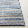 thumbnail image 3 of SAFAVIEH Kilim Xaviera Striped Polyester Area Rug, Blue/Yellow, 8' x 10', 3 of 10