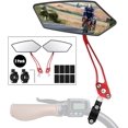 thumbnail image 1 of Bike Mirror [pc Pair] HD Wide Angle Large Bicycle Rear View Mirror °Adjustable ExplosionProof Bicycle Mirrors for Handlebar mm Shockproof for Mountain Bike Scooter Motocycl, 1 of 8